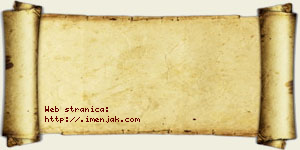 Vanja Rakovac vizit kartica